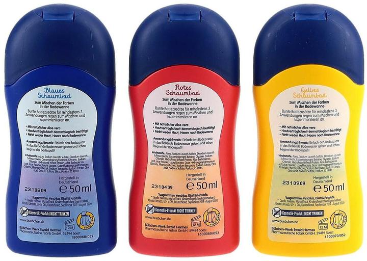 Produktbild Bübchen Bubchen, Kinderspiel -Kit, Wasserfarbstoff, 1 Stück (150 ml, Schaumbad)