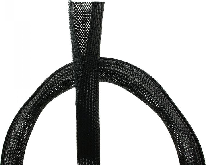 Actual product image LogiLink Cable bundle fabric conduit, black (Cable conduit, 180 cm)