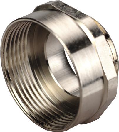 Image du produit Jacob Augmentation avec filetage hexagonal mâle M12 Filetage femelle M16 Laiton
