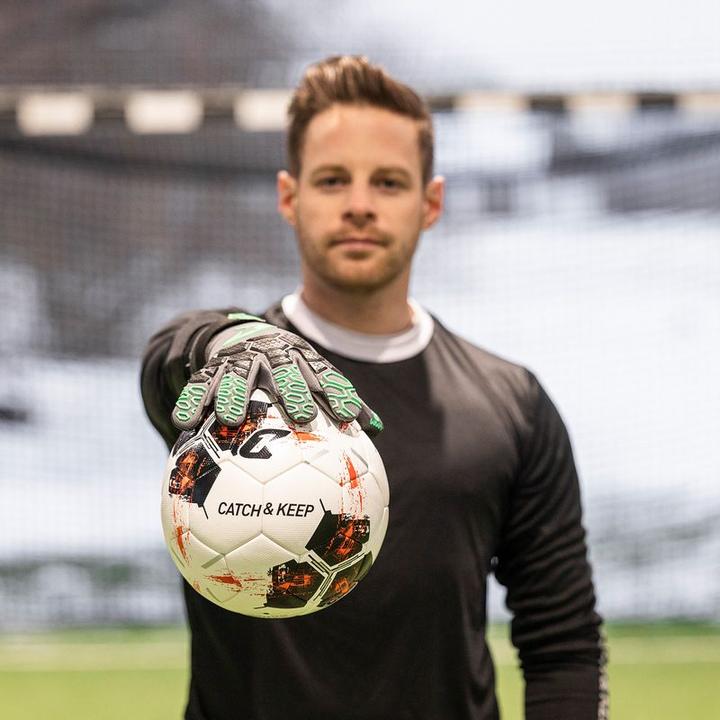 Produktbild Catch & Keep Fussballhandschuhe Fly Mint Soul Gr. 12 Mintgrün Torwart Keeper Goalie Handschuhe (12)