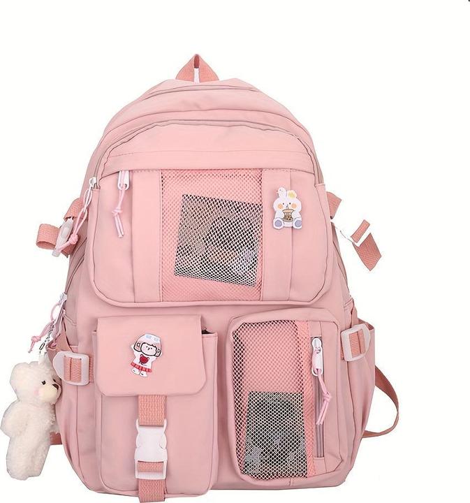Produktbild Only-Bags.Store Travel Backpack Multi-Pocket Waterproof College School Bag Transparent Bag