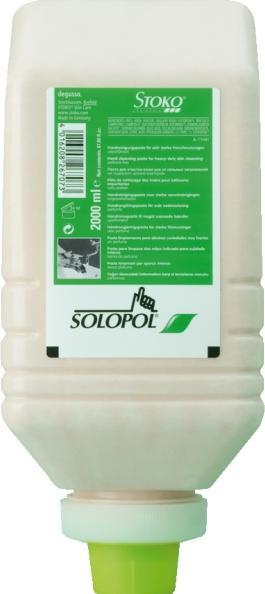 Deb Stoko Solopol® natural – unparfümiert, Handreiniger 2 l Flasche (Flüssigseife, 2000 ml)