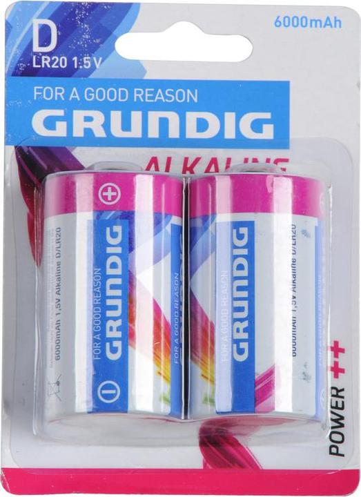 Grundig Power+++ (2 Stk., D, 6000 mAh)