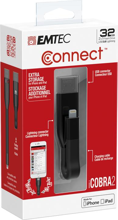 Image du produit Emtec T500 Icobra2 (32 Go, USB-A)