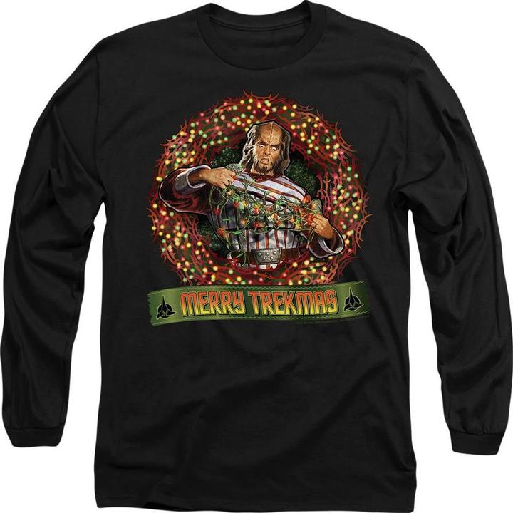 Merry Trekmas TShirt weihnachtliches Design (XL)