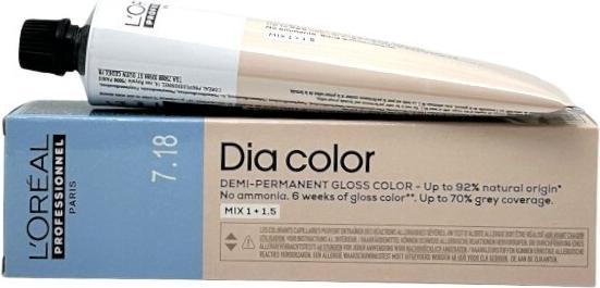 Produktbild L'Oréal Paris Loreal DIA Color 7,18 Mittelblond Asch Mokka 60 ml (7.18 Mittelblond Asch Mokka)