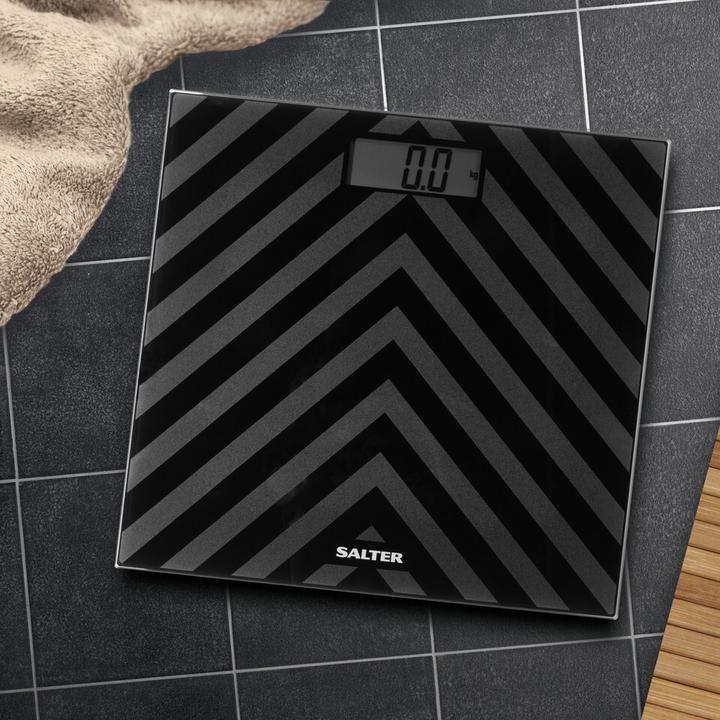 Actual product image Salter SA00287 BACFEU16 Chevron Two Tone Bathroom Scale (180 kg)