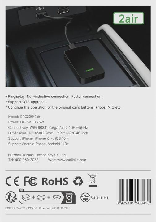 Actual product image Carlinkit 5.0 CPC200-2air