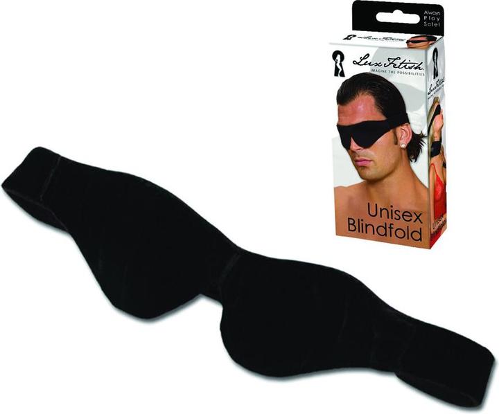 Actual product image Lux Fetish Unisex Blindfold black