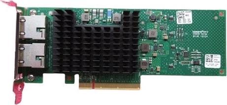 Actual product image Dell Intel X710-T2L Dual Port 10GbE BASE-T PCIE Adapter Low Profile Customer Install (Mini PCI Express)