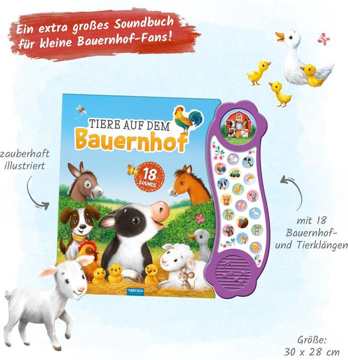 Produktbild Soundbuch Tiere auf dem Bauernhof (Deutsch)