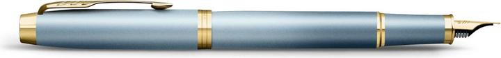 Actual product image Parker Pen Parker IM Writing Rituals fountain pen, green barrel with colour gradient, gold trim, fountain pen (Blue, 1 x)