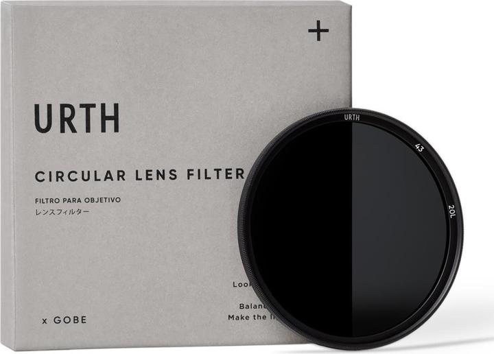 Actual product image Urth 43mm ND16 (4 Stop) Lens Filter (Plus+) (Neutral density filter, 43 mm)