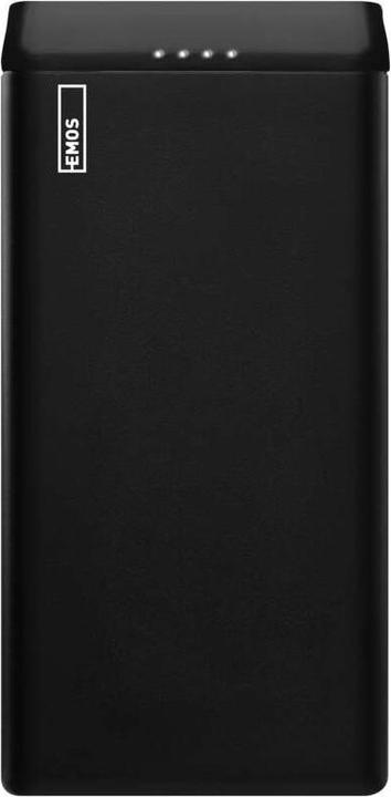 Actual product image Emos Alpha 10S powerbank, 10000 mAh, 10 W, black (10000 mAh, 10 W, 37 Wh)