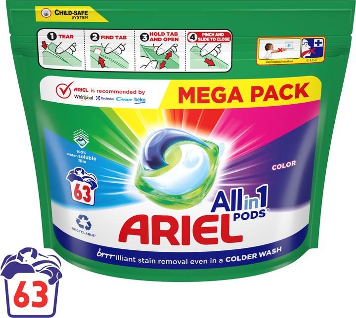 Produktbild Ariel All-in-1 (63 Waschgänge, Waschpods)