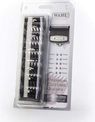 Immagine prodotto Wahl Set di pettini Premium da 1 a 8, 0,5 e 1,5 per le cesoie Taper in Caddy