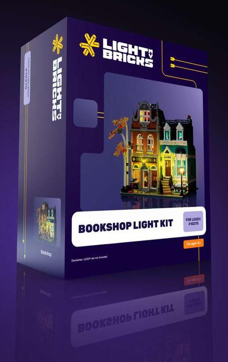 Produktbild Light my bricks LMB 2.0 LED Licht Set für LEGO® 10270 Buchhandlung