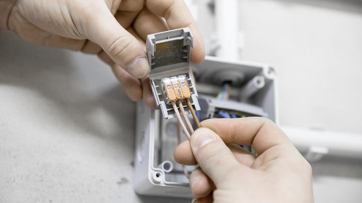 Actual product image Wago Gel box for connection terminals wire leads