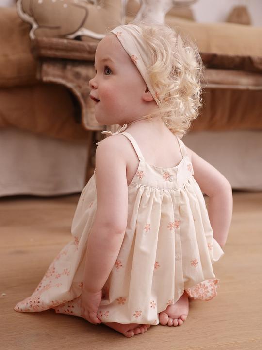 Produktbild Vertbaudet Mädchen Baby-Set: Kleid & Haarband (68)