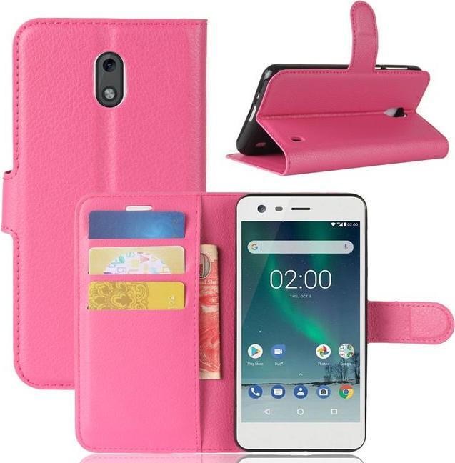 Produktbild MU Classic Hülle aus Leder mit Litchitextur (Nokia 2)