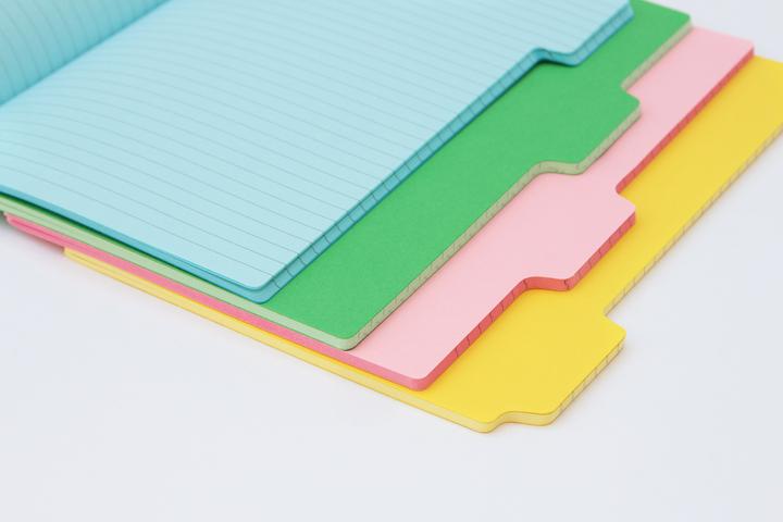 Actual product image Suck UK Tab Notebooks A5 Colourful (A5, Lined, Soft cover)