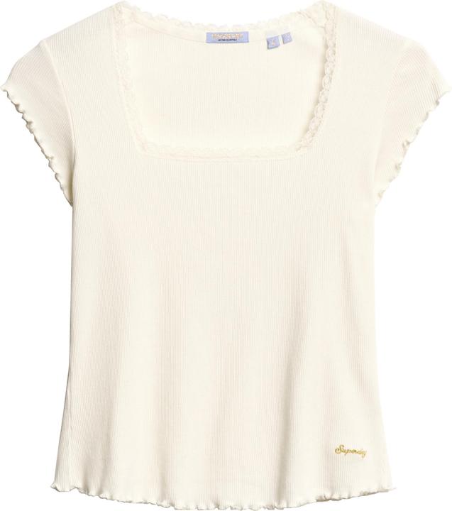 Actual product image Superdry Essential Square Neck S/s Tee (6, 7, 8)