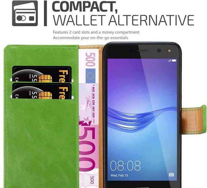 Produktbild Cadorabo Book Luxury Cover (Huawei Y6 (2017))