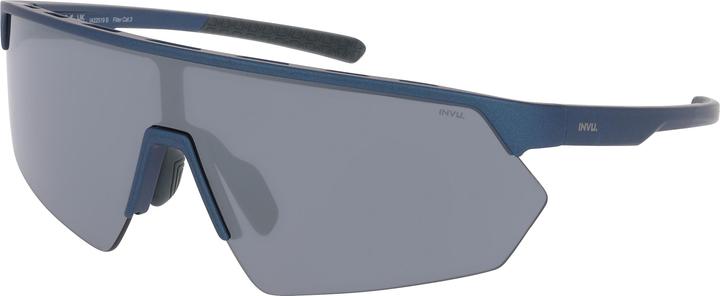 Invu Omu (Matt Metallic Blue, Mirror Silver on Smoke)