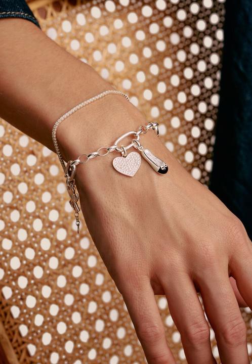 Produktbild Thomas Sabo Charm-Anhänger Ballerina Cremeweiss Connect Silber (Sterling Silber)