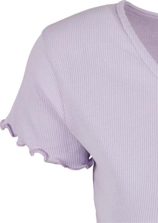 Image du produit Urban Classics Tee-shirt femme croisé à côtes et boutons (4XL)