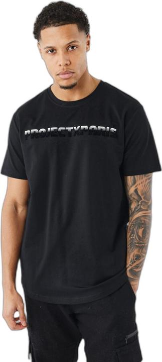 Project X Paris T-Shirt mit gradientem Flockdruck