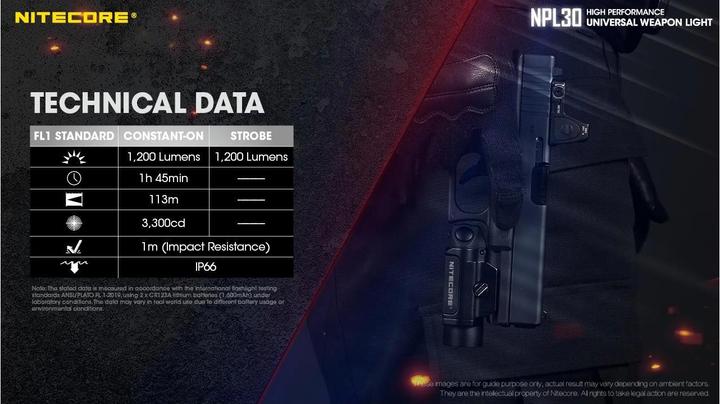 Produktbild Nitecore NPL30 (3.70 cm, 1200 lm)