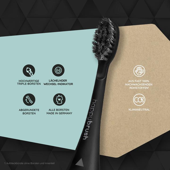 Produktbild happybrush Aufsteckbürsten (3 x)