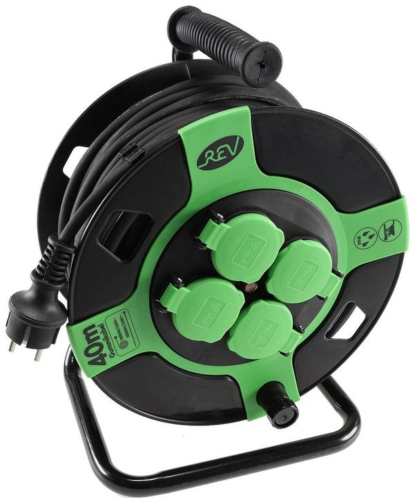 Actual product image REV Cable drum plastic 40m IP 44 4-fold (40 m)