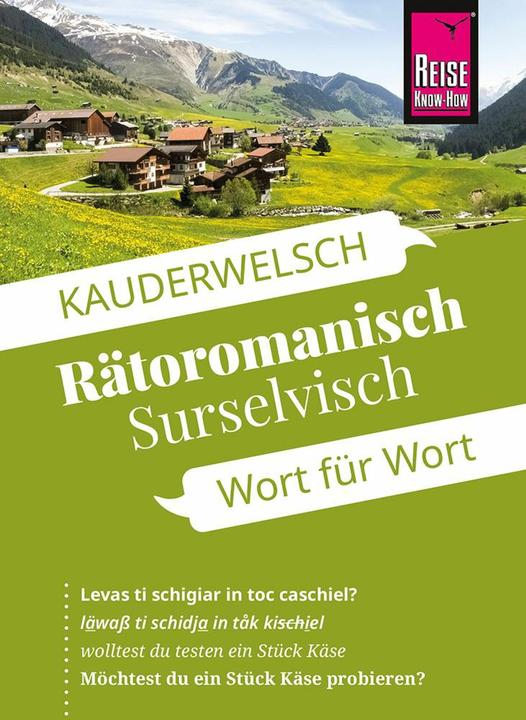Actual product image Sprachführer Rätoromanisch (Surselvisch) - Wort für Wort (German, Gereon Janzing, 2024)