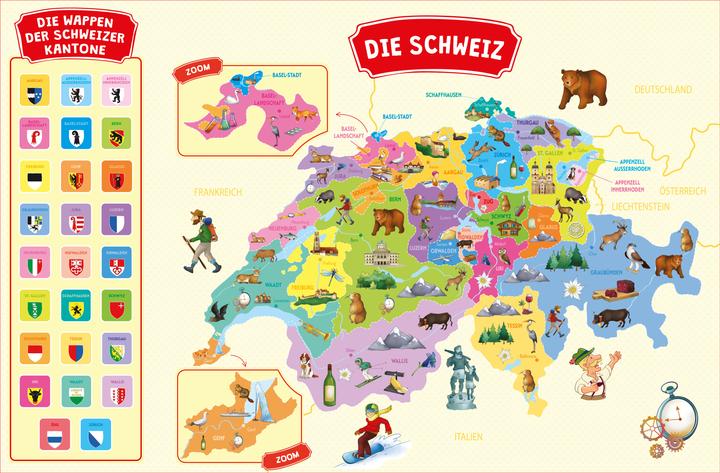 Immagine prodotto Meine Magnet-Box: Die Landkarte der Schweiz