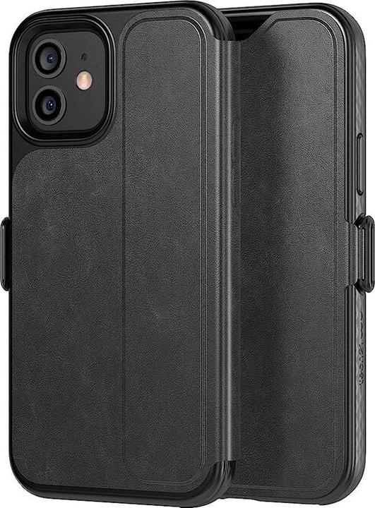 Produktbild tech21 Evo Wallet, Geldbörsenhülle, Apple, iPhone 12/12 Pro, 15,5 cm (6.1 Zoll), Schwarz (Realme 12 Pro+, Apple iPhone 12)