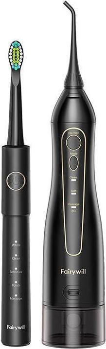 Produktbild Fairywill Sonic toothbrush with tip set and water fosser FW-5020E + FW-E11 (Schallzahnbürste)