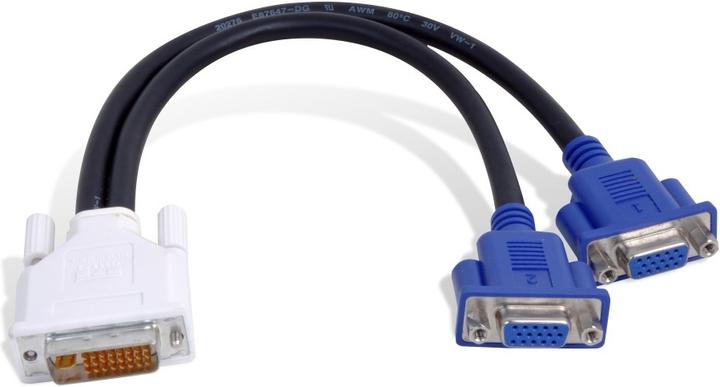 Actual product image Matrox DVI-I - HD15 2 x VGA (D-Sub) (DVI)