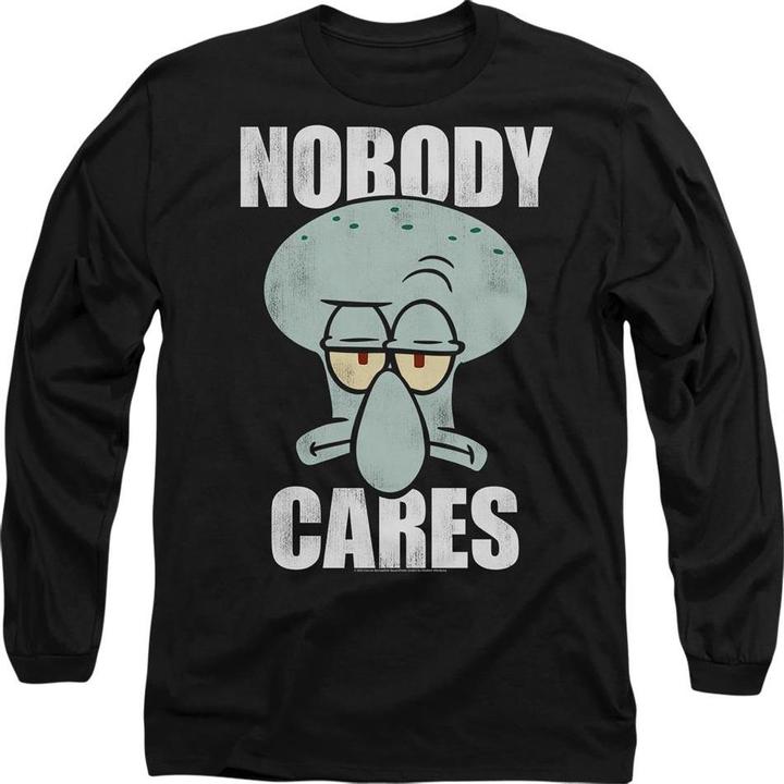 Spongebob Squarepants Nobody Cares Meme TShirt (L)