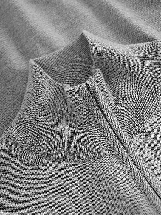 Actual product image Joop! Knit Davis Zip Cardigan Silver (M)