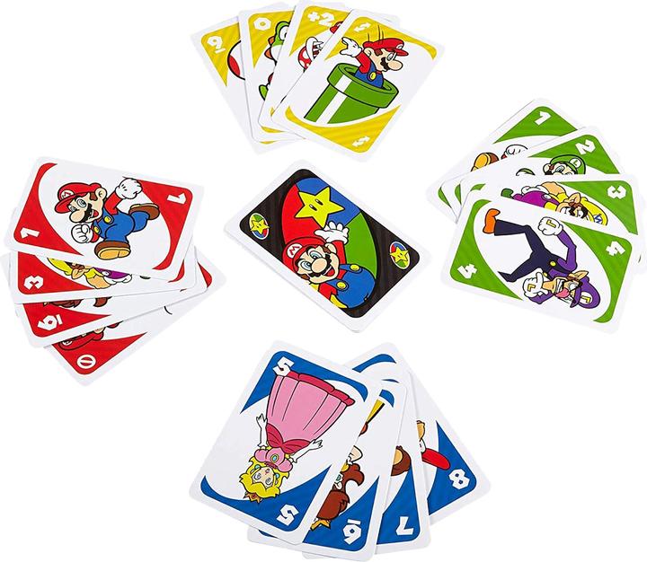 Productafbeelding Mattel Games UNO Mario Kart (Engels, Spaans)