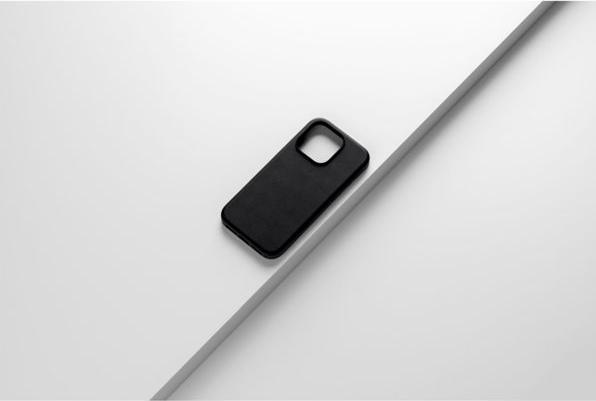 Actual product image Nomad Back Cover Modern Leather iPhone 15 Pro Black (Apple iPhone 15 Pro)