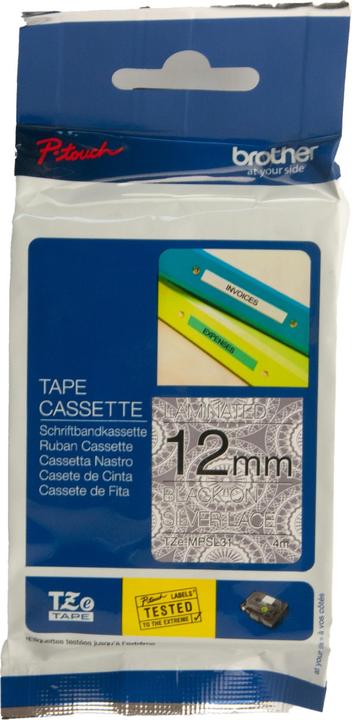 Brother Tze-Mpsl31 (1.20 cm, Multicolore, Nero)