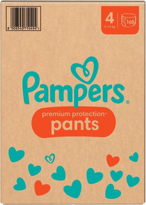 Immagine prodotto Pampers Premium Protection Pants (Dimensione 4, Pacco mensile, 168 Pezzo/i)