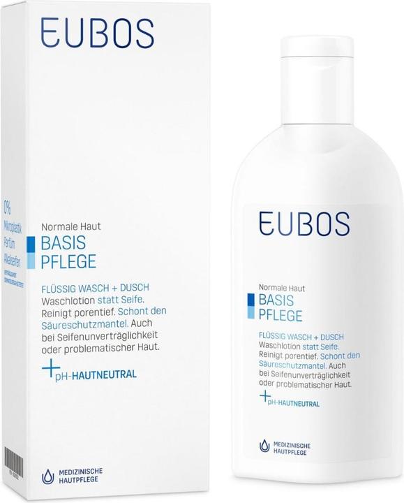 Produktbild Eubos Seife flüssig unparf blau (Flüssigseife, 200 ml)