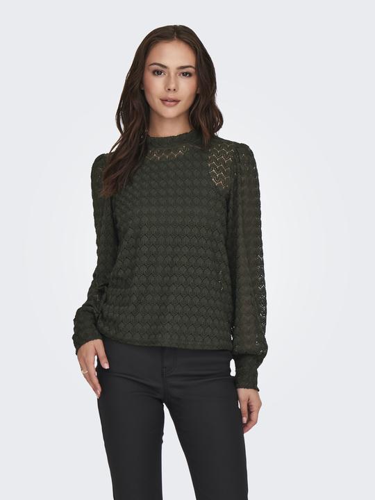 Immagine prodotto JdY Top decorato in pizzo con maniche lunghe Top (XS)