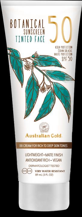 Actual product image Australian Gold Botanical Tinted Face Rich-Deep (Sun cream face, SPF 50, 88 ml)