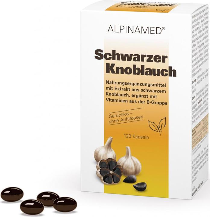 Produktbild Alpinamed Schwarzer Knoblauch (120 Stück, Kapseln, 103 g)