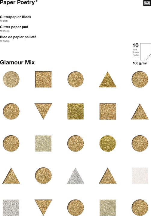 Image du produit Rico Design Poésie glamour (180 g/m², 1 x)